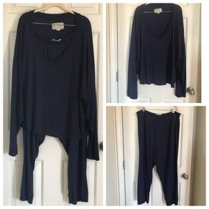 Anthropologie Gia Cozy Jogger Lounge Set